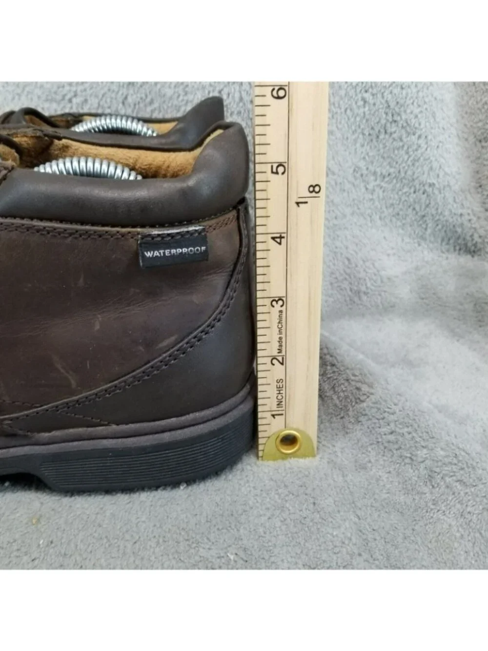 Nunn Bush Shoes Mens Size 8 Webb Lake Brown Waterproof Chukka Boots *Read*